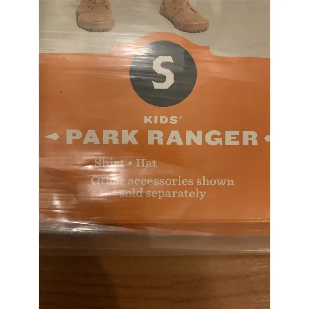 Hyde & Eeek! Boutique 2pc Park Ranger Costume Top & Hat Toddler Boys Size Small